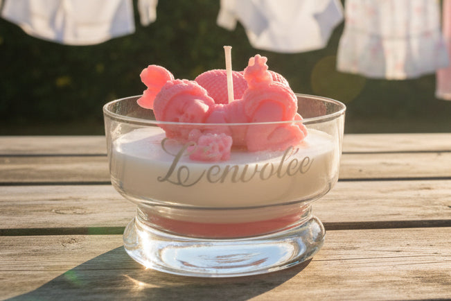 Bougie parfumée linge frais