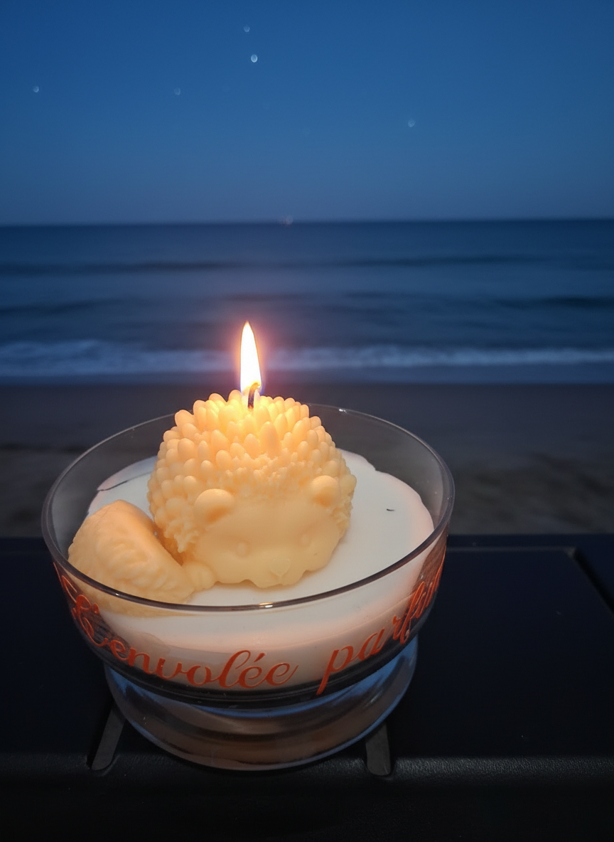 Bougies parfumées – Monoï Clémentine 🌴🍊