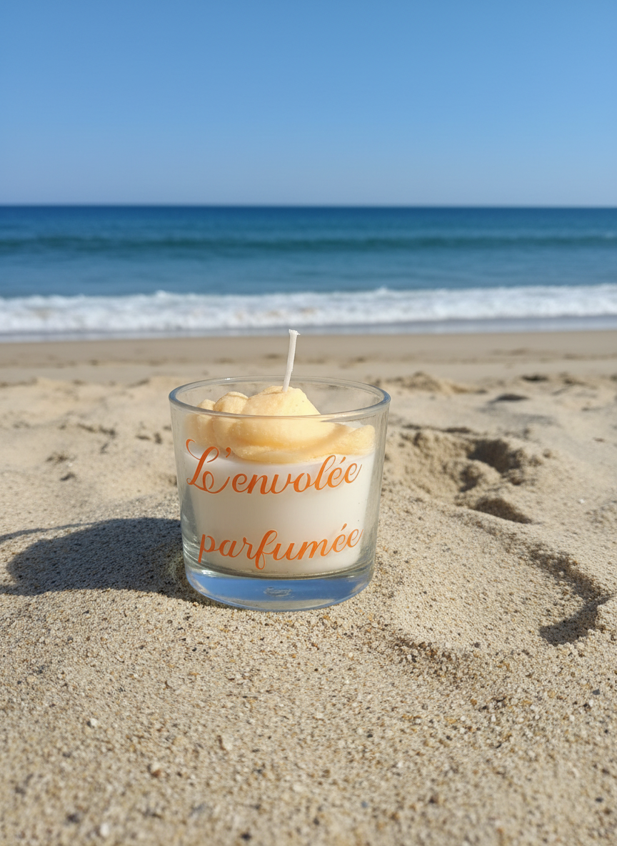 🍊🌴 Bougies parfumées – Monoï Clémentine 🌴🍊