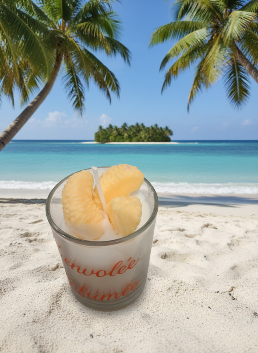 🍊🌴 Bougies parfumées – Monoï Clémentine 🌴🍊