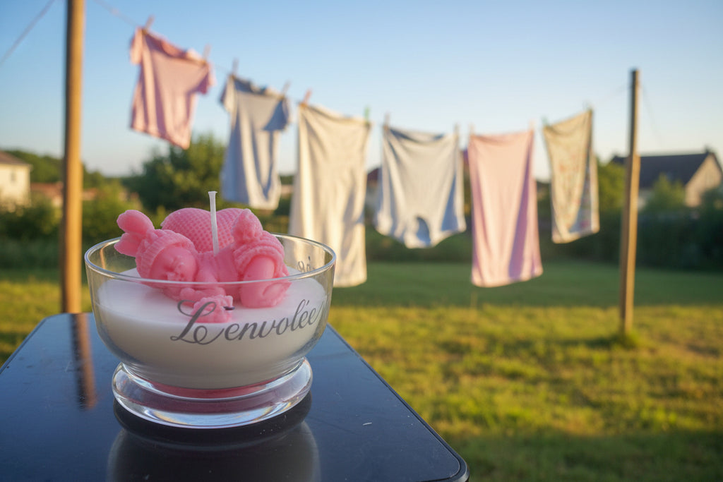 Bougie parfumée linge frais
