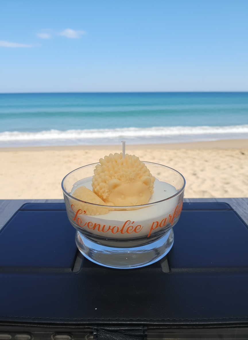 Bougies parfumées – Monoï Clémentine 🌴🍊